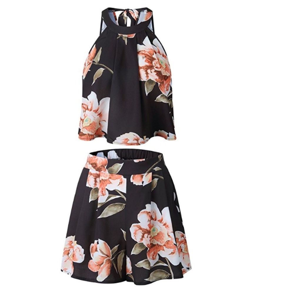 ULLA 2 Piece Floral Romper - Picture 2 of 5